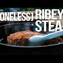 Load and play video in Gallery viewer, Halal Angus Beef Cap-on Ribeye ,Boneless (2 Steaks)
