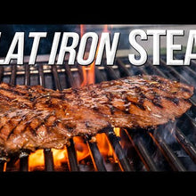 Load and play video in Gallery viewer, Halal Angus Beef Flat Iron Steak

