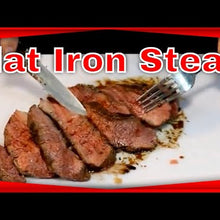 Load and play video in Gallery viewer, Halal Angus Beef Flat Iron Steak
