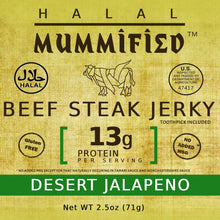 Load image into Gallery viewer, Beef Steak Jerky - Desert Jalapeno 2.5 oz
